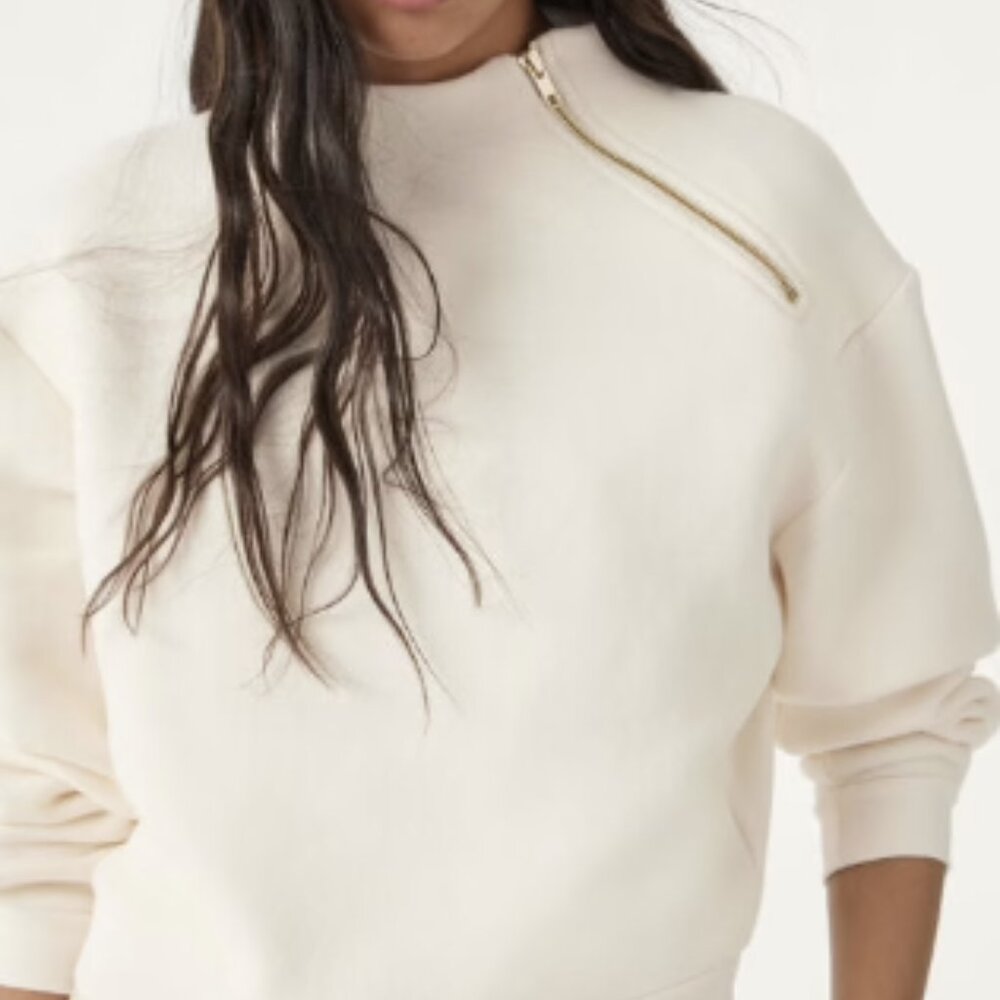 ba&sh Ricardo Sweatshirt, Off-White Size 0